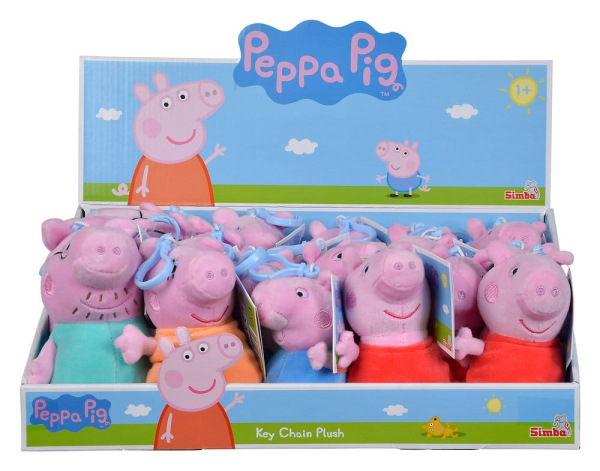 Peppa Pig Plush Keychain Display (18) 2