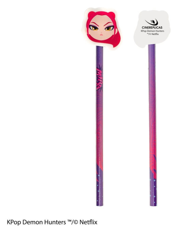 KPop Demon Hunters Pencil & Eraser Series 1 Display (30) 9