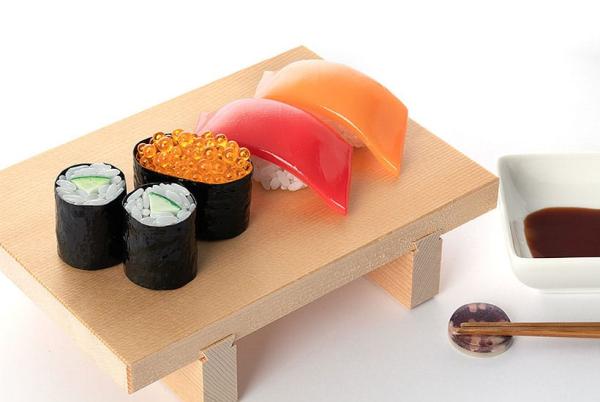 Sushi Plastic Model Kit 1/1 Kappa Maki (Cucumber Sushi Roll) (re-run) 3 cm 6