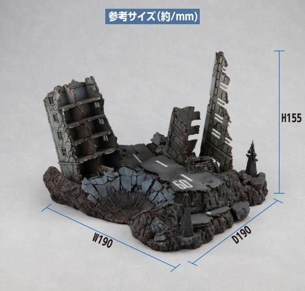 Mobile Suit Gundam Realistic Model Series Diorama G Structure GS02M The abandoned buildings in New Y