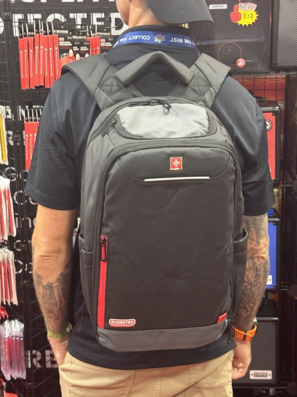 Evoretro Travel Backpack and Mini-Carrying Case Bundle Kit Black 2