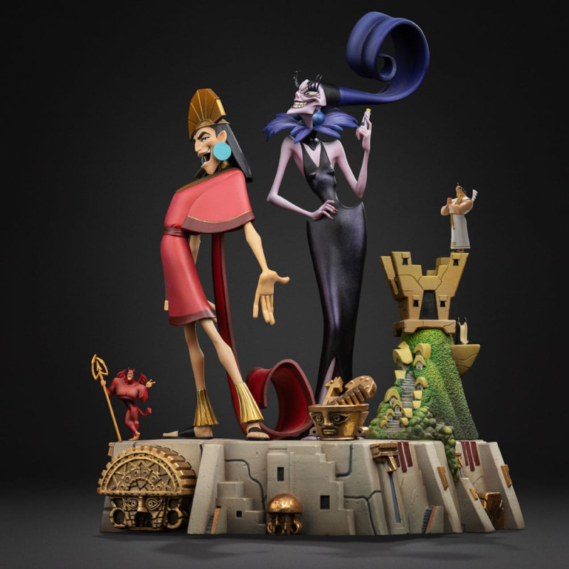 The Emperor's New Groove Deluxe Art Scale Statue 1/10 Kuzko & Yzma 28 cm 5