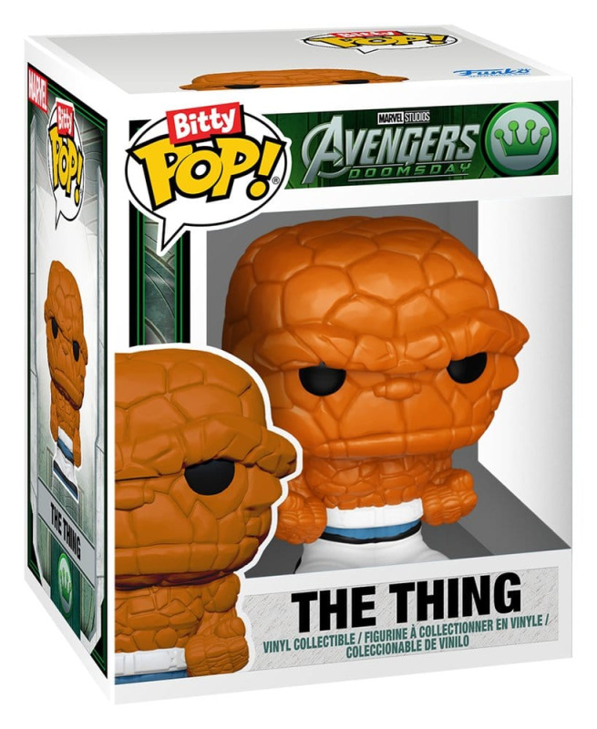 AVD Bitty POP! Rides Vinyl Figure The Thing and Fantastic Four Jumpjet 2 cm 2
