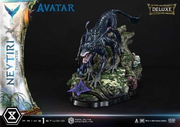 Avatar (Film) Real Elite Masterline Series Statue 1/4 Neytiri & Thanator Deluxe Bonus Version 75 cm 4