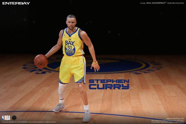 NBA Collection: Stephen Curry 1/6 Real Masterpiece Action Figure - Enterbay