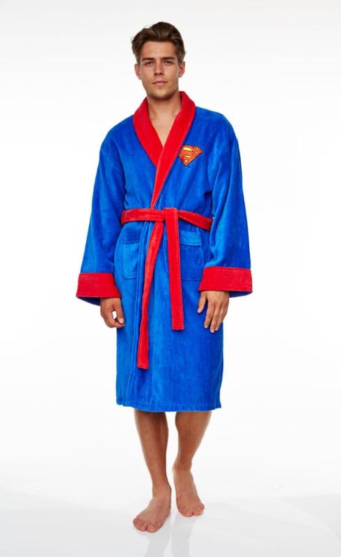 DC Comics Fleece Bathrobe Superman