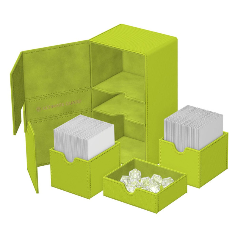 Ultimate Guard Twin Flip'n'Tray 200+ Xenoskin "Summer Edition 2025" - Lime 4