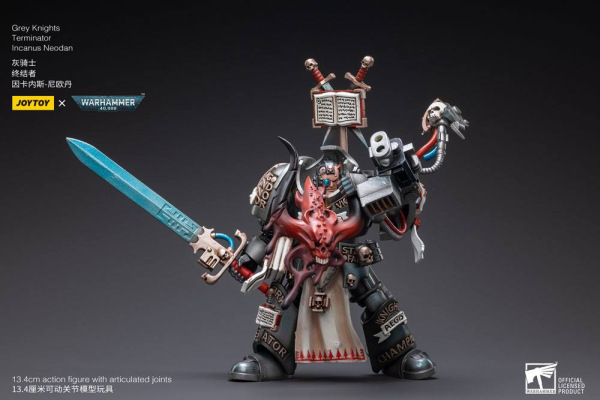 Warhammer 40k Action Figure 1/18 Grey Knights Terminator Incanus Neodan 13 cm 5