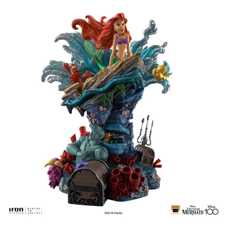 Disney: Little Mermaid 1/10 Deluxe Art Scale Statue - Iron Studios