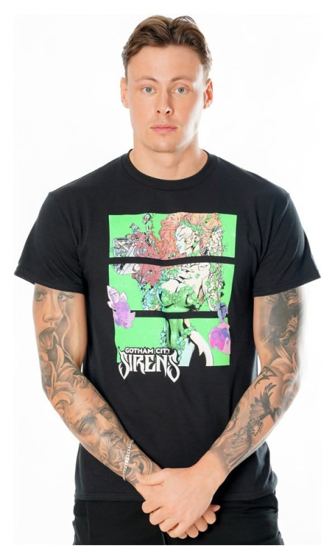 Gotham City Sirens T-Shirt Poison Ivy Sirens Cash Black Size XXL 7