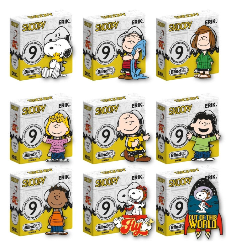 Peanuts Pin Badges Series 1 Display (24) 1
