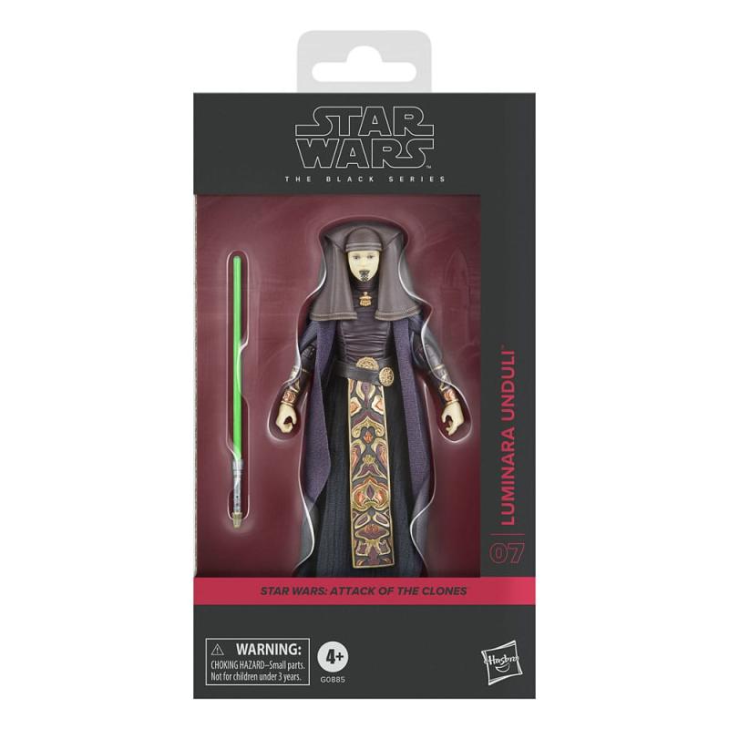 Star Wars Episode II Black Series Action Figure Luminara Unduli 15 cm 1