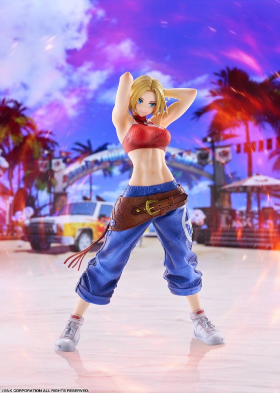 Fighting Girls Collection The King of Fighters XV PVC Figure 1/7 Blue Mary AmiAmi Limited Edition 26 7