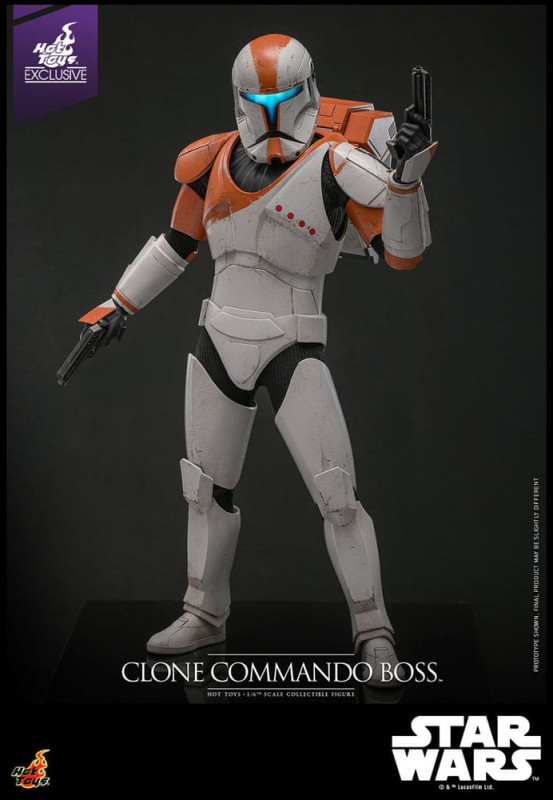 Star Wars: The Clone Wars Action Figure 1/6 Clone Commando Boss Hot Toys Exclusive 30 cm 5