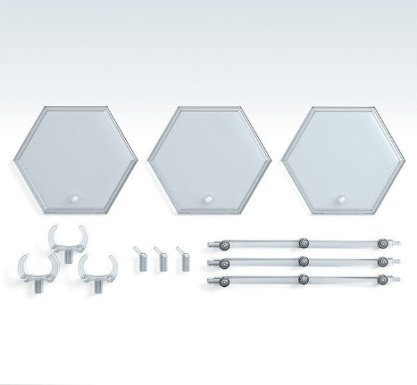 The Simple Stand Nendoroid More for Figures & Models 3-Pack Hex Type 2