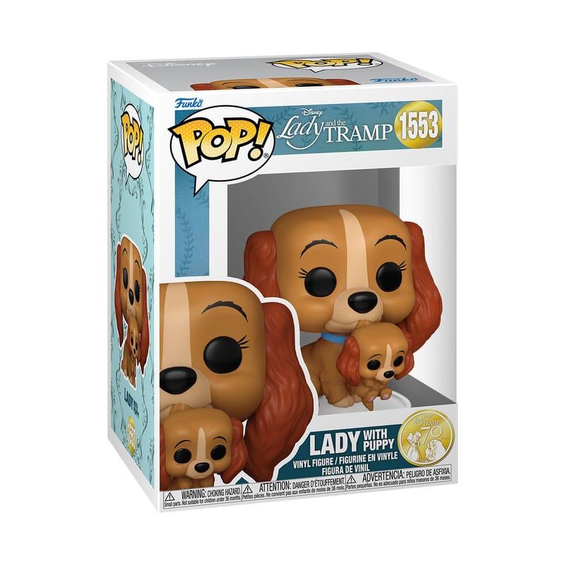 Lady and the Tramp POP! Disney Vinyl Figure Lady w/puppy 9 cm 1