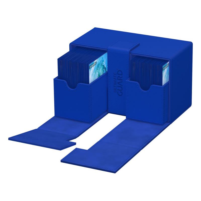 Ultimate Guard Twin Flip`n`Tray 160+ XenoSkin Monocolor Blue