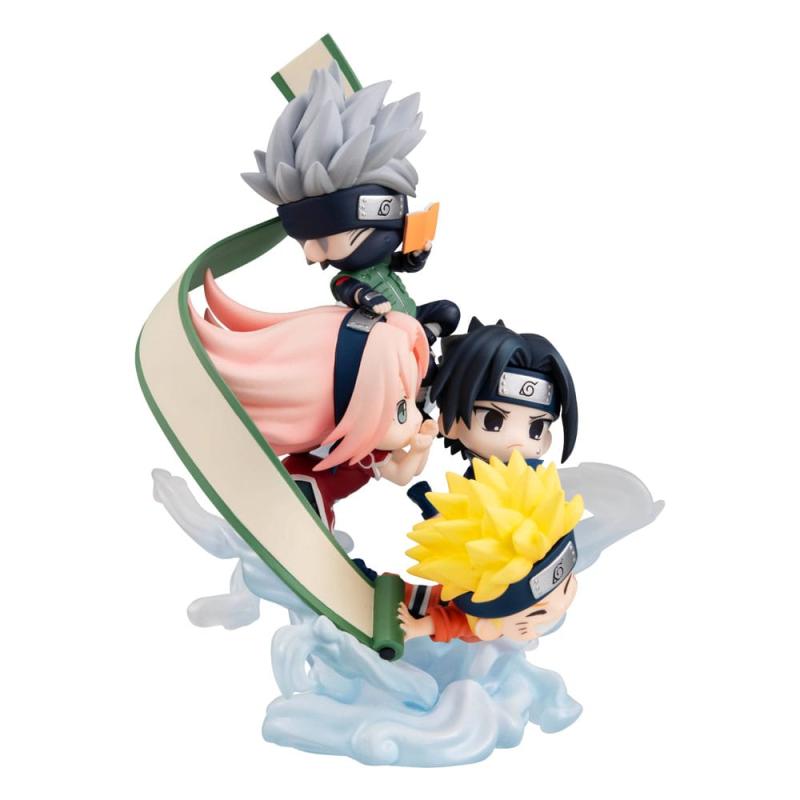 Naruto Shippuden FigUnity PVC Mini Statue Gather here, Team 7 13 cm