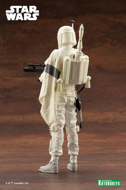 Star Wars: Boba Fett White Armor Ver. 1/10 ARTFX+ PVC Statue - Kotobukiya