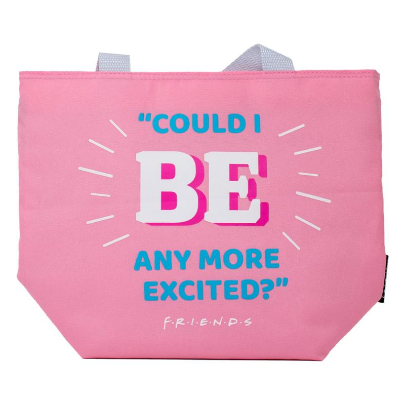 Friends Lunch Bag Pink Quote
