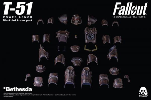 Fallout 4: T-51 Power Armor - Blackbird Armor Pack - ThreeZero