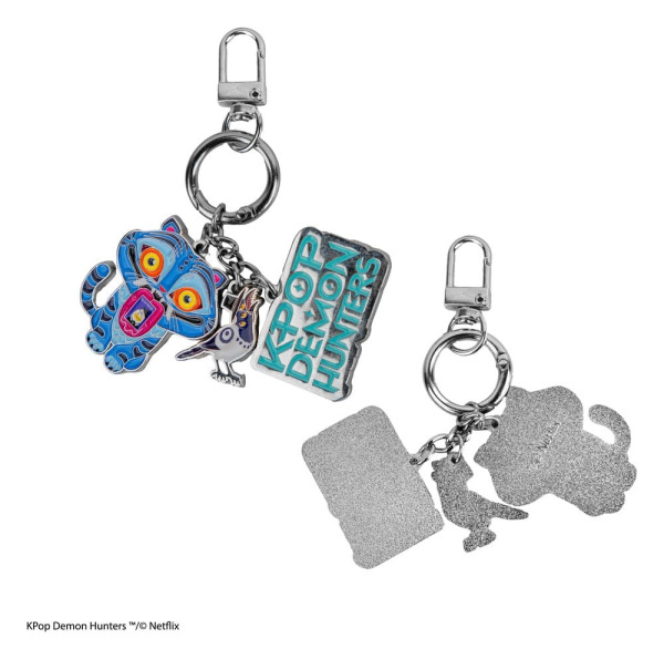 KPop Demon Hunters Charm Keyring Derpy & Sussie 3