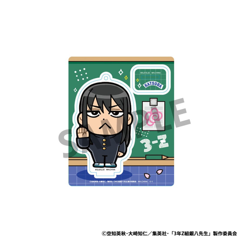 Gintama Acrylic Figure 3-Z Ginpachi Sensei x Okawabukubu the Youth 6 cm Display (8) 6