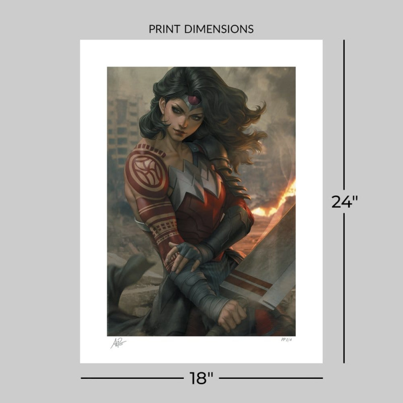 DC Comics Fine Art Print Absolute Wonder Woman 46 x 61 cm - unframed 6