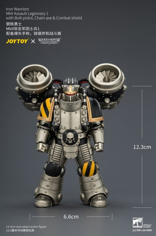 Warhammer The Horus Heresy Action Figure Iron Warriors MkII Assault Legionary 1 12 cm 9