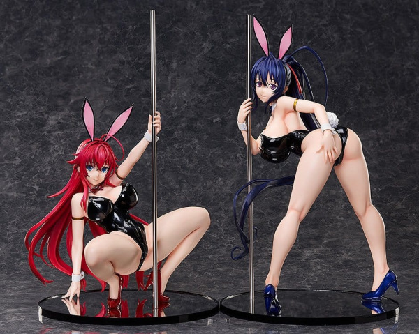 High School DxD HERO PVC Figure 1/4 Akeno Himejima: Bare Leg Bunny Ver. 2nd 41 cm 8
