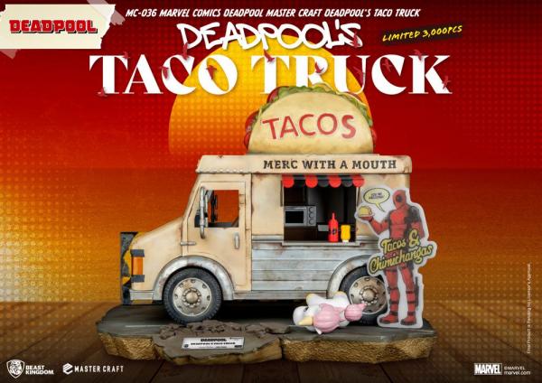 Marvel Comics: Deadpool's Taco Truck 35 cm Master Craft Statue - Beast Kingdom Toys