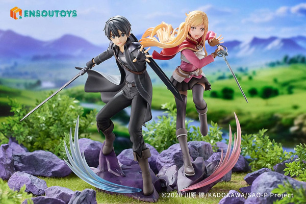 Sword Art Online Statue 1/7 Progressive Scherzo of Deep Night Kirito & Asuna Set 1