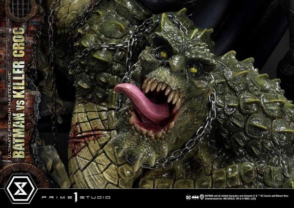 Batman: Batman Versus Killer Croc 71 cm Masterline Series Statue - Prime 1