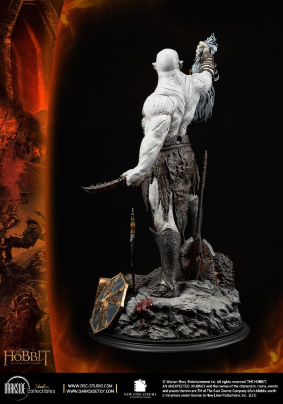 The Hobbit QS Series Statue 1/4 Azog The Defiler John Howe Signature Edition Edition 68 cm 6