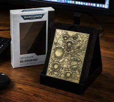 Warhammer 40,000 Metal Map Sol System 2