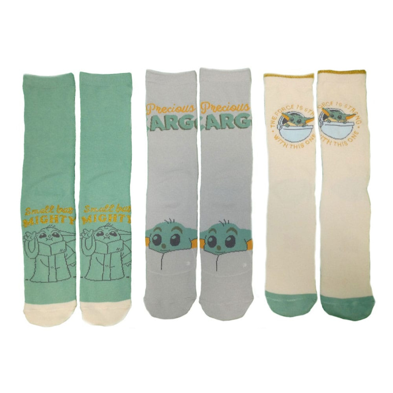Star Wars The Mandalorian Socks 3-Pack Grogu S-M 1