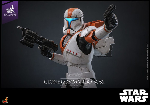 Star Wars: The Clone Wars Action Figure 1/6 Clone Commando Boss Hot Toys Exclusive 30 cm 11