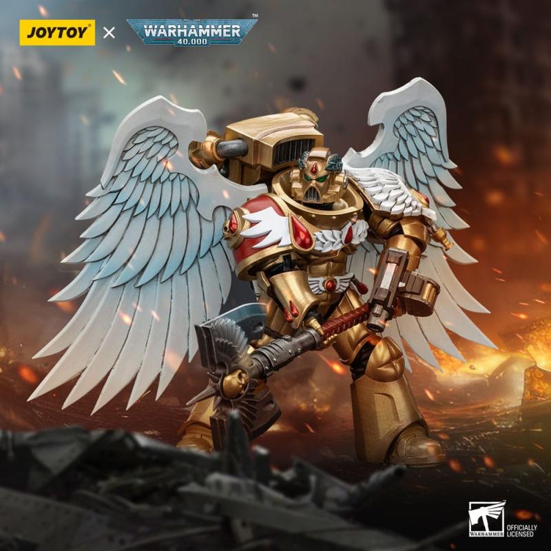 Warhammer The Horus Heresy Action Figure 1/18 Blood Angels Sanguinary Guard with Encarmine Axe 12 cm