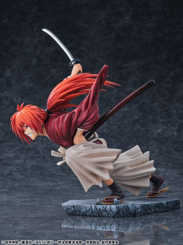 Rurouni Kenshin: Meiji Kenkaku Romantan Kyoto Douran PVC Statue 1/6 Kenshin Himura Amakakeruryuunohi 4