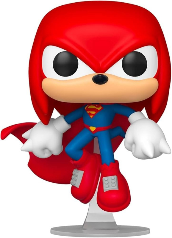 DC x Sonic the Hedgehog POP! Heroes Vinyl Figure Knuckles as Superman 9 cm