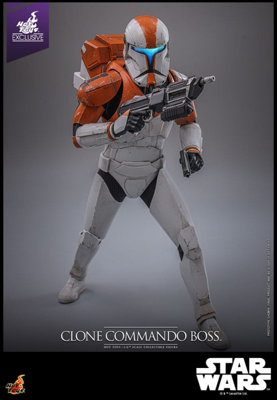 Star Wars: The Clone Wars Action Figure 1/6 Clone Commando Boss Hot Toys Exclusive 30 cm 9