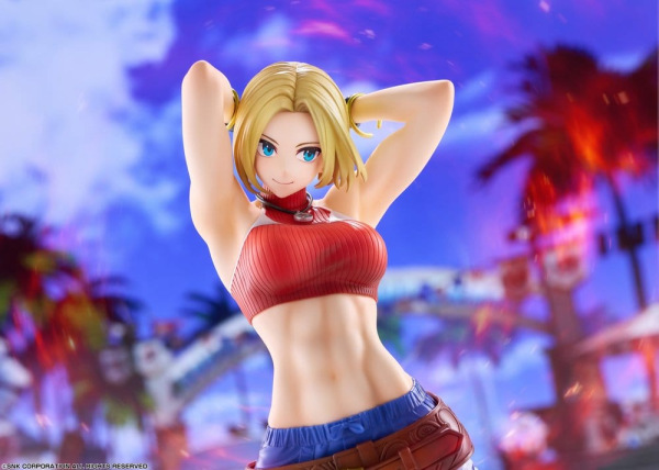 Fighting Girls Collection The King of Fighters XV PVC Figure 1/7 Blue Mary AmiAmi Limited Edition 26 8