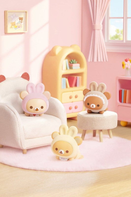 Rilakkuma Nuonuo Baby Series Blind Box Mini Figures Cubby Face Display (4) 2