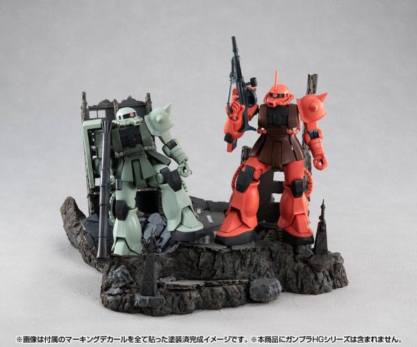 Mobile Suit Gundam Realistic Model Series Diorama G Structure GS02M The abandoned buildings in New Y