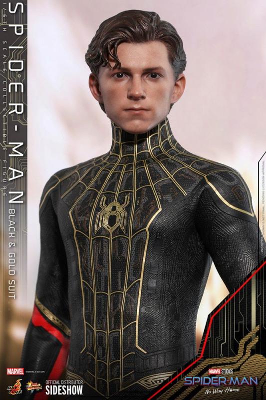 Spider-Man No Way Home: Spider-Man (Black & Gold Suit) 1/6 Action Figure - Hot Toys