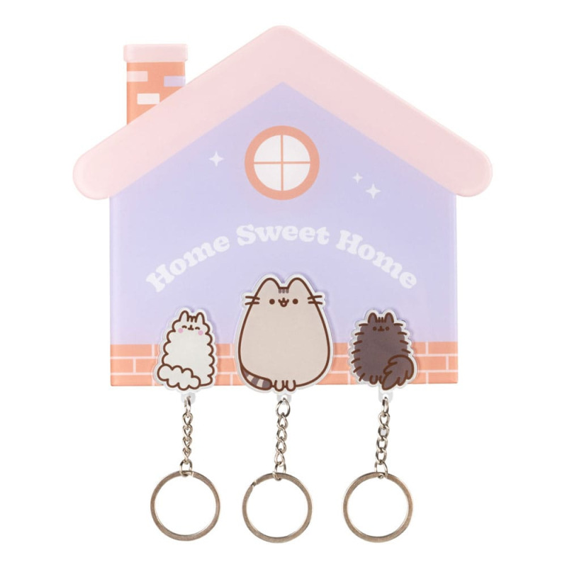 Pusheen Key rack incl. 3 key rings