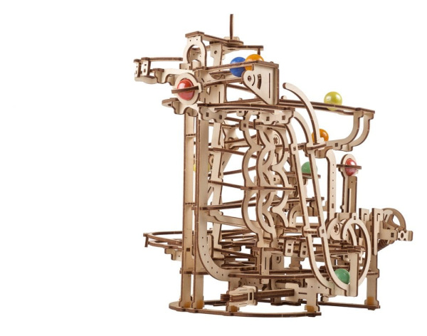 Ugears 3D Wooden Puzzle Marble Run Spiral Hoist 4