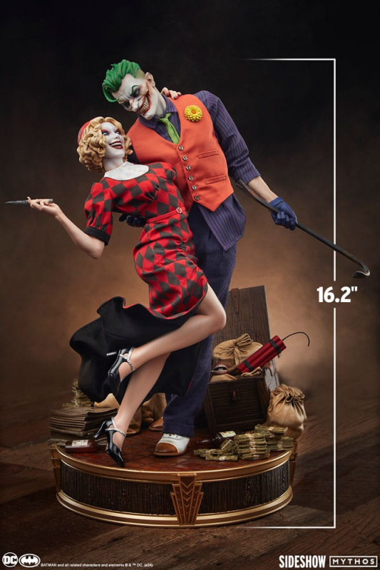DC Comics Mythos Statue 1/5 The Joker and Harley Quinn: Lawless Love 41 cm 8