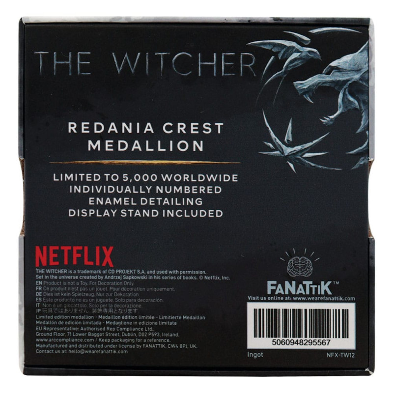 The Witcher Medallion Redania Crest Limited Edition 2