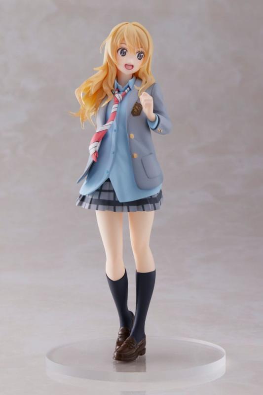 Shigatsu wa Kimi no Uso Coreful PVC Statue Kaori Miyazono School Uniform Ver. 18 cm